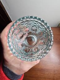 Vintage Depression Glass Votive Holder/Juice Glass Set Of 2 ...