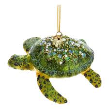 Noble Gems SEA TURTLE Glass Christmas Ornament, by Kurt ...