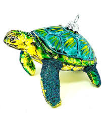 Lot of 4 REINDEER TURTLE BUTTERFLY NEFERTITI Glittery Glass ...