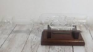 The Regal Glass Collection HMS Victory Royal Navy Ship Art Glass Ship in Bottle | eBay