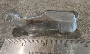 Antique Small Victorian Figural Glass Shoe Bottle - perfume ...