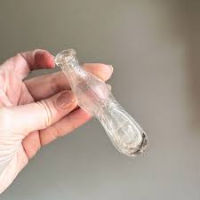 Antique Very Rare Novelty Shoe Shaped Clear Glass Ink or ...