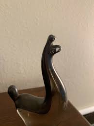 VTG GLASS AND STERLING SILVER LLAMA FIGURINE 6" | eBay