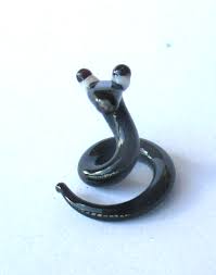 KDTOP black mamba snake MINIATURE GLASS FIGURINE mini animal ...