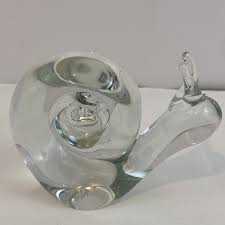 INDIANA GLASS Vintage Clear Bunny Rabbit Tea Light Ring ...