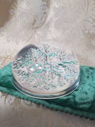 24% Lead Crystal Clear Snowflake Paperweight Made in France Absolutely Beautiful - Etsy