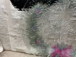 Season's Greetings Glass Cake Plate: Christmas Holiday Serving Platter (13.5 Inch) - Etsy