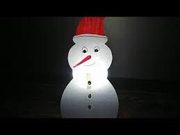 Snow man Full Light | Simple Lamp shape idea | Paper Lamp ...