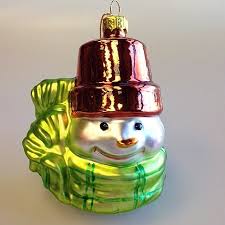Snowmen of Mitford Blown Glass Hallmark Keepsake ...