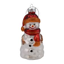 Virginia Tech Glass Snowman Ornament – Campus Emporium