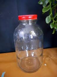 Vintage glass jar w lid Butternut Coffee Farmhouse Pantry ...