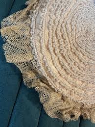 Vintage 1940s Lujean Beaded Evening Bag Purse w/ Lace & Gold ...