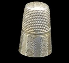 Sterling Silver 925 Thimble German Silver Thimble - Collector ...