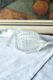 Circle Bohemia Czech Glass Box 1960s - Etsy Israel