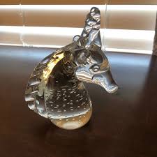 Other | Vtg Hand Blown Art Glass Unicorn | Poshmark