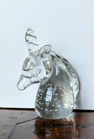 Art Glass Unicorn Paperweight Murano Style – Nauna's Vintage Corner