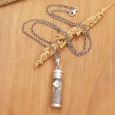 Floral Sterling Silver Locket Pendant Necklace from Bali - Paradise Essence | NOVICA