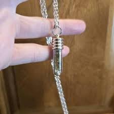 Powerful Moldavite and Herkimer Crystal Glass Vial Pendant - Genuine Authentic = Higher Consciousness - Ascension = Gift Wrapped - Etsy UK