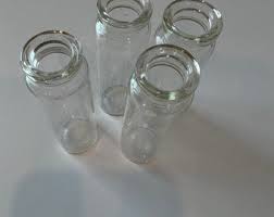 Vintage Glass Vials Mini Bottles Test Tubes - Etsy