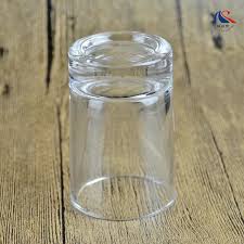 Wholesale Custom 5.6oz Round Clear Thick Bottom Tea Glasses