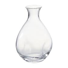 Sake carafe & cup - Tokkuri server bottle, Guinomi [A] - sake glass ware