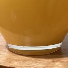 Mid Century Hand Blown Murano Glass Amber Vase | Chairish