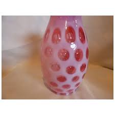 Fenton Coin Dot Vase. For Sale at Ruby Lane