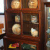 Bargain John's Antiques | Antique unusual Oak Danner Bookcase - extra depth! - Step Back - 3 Sectional - Bargain John's Antiques