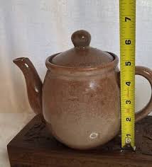 Vintage Pottery Clay Teapot | eBay