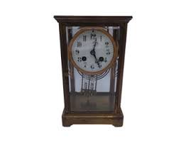 Stunning French 4 Glass Crystal Regulator Mantle Clock - Etsy