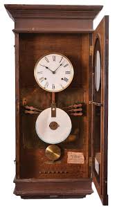 Sold at Auction: Holtzer-Cabot Co., Boston, Mass., "Holtzer Magneto Clock", 8 day, time and recorder function for 6 watchman's stations, twin-spring balance wheel movement for the time recorder and independent 8 day,