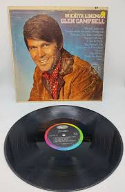 Glen Campbell Wichita Lineman Capitol 12" LP 33 RPM Gold ...
