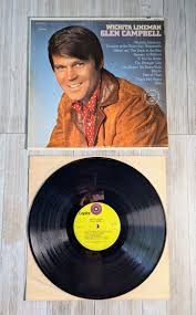 Glen Campbell Wichita Lineman Vinyl Record 1968 Capitol ...