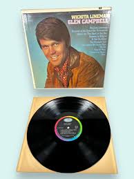 Glen Campbell Witchita Lineman 33 RPM Vinyl Record Album ...