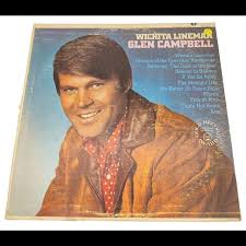 Glen Campbell Wichita Lineman Capitol 12" LP 33 RPM... | Depop