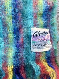 Vintage Glentana Mohair Pile Wool Scarf Made In Scotland 11 ...