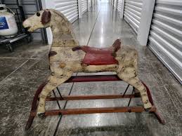 ANTIQUE GLIDER ROCKING HORSE MADE OF CARVED WOOD (EARLY 1900s) | eBay