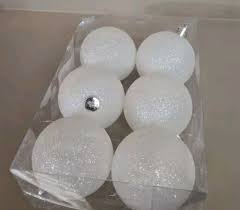 White Christmas Tree Ornaments | eBay