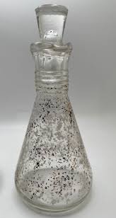 MCM Hazel Atlas Oil and Vinegar Cruet Set Speckled Gold ...