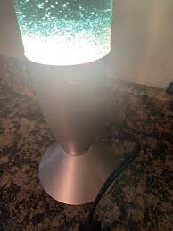 Vintage Silver Blue Green Glitter Lava Lamp TESTED! | eBay