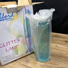 Vintage Aqua Blue Glitter Motion Lava Lamp Ashford Lighting ...