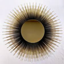 Hand Crafted | Wall Decor | 35 Sunburst Mirror Ombre Gold ...