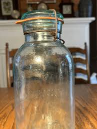 Rare Vintage 24 OZ Trade Mark Lightning Fruit Canning Mason ...
