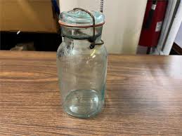 VTG Antique Pat. Jan 5 1875 Trade Mark Lightning Aqua Pint ...