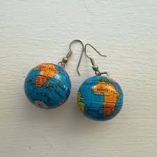 Jewelry | Elegant Gold And Red Rose Drop Earrings | Poshmark