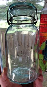 Vintage JHF Monogram Quart Jar: Lightning Putnam 559 Wire ...