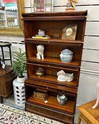 SOLD. Stunning antique (1929) mahogany Globe Wernike four ...