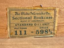 Globe-Wernicke C-11 Grade 598 1/2 Mahogany Barrister ...