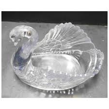 Regaline Clear Lucite Swan Planter Large 432 Made in USA ...
