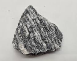 Gneiss Metamorphic Rock - 3 Unpolished Mineral Specimens ...